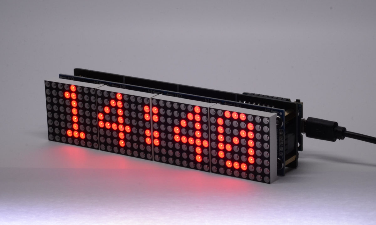 ESP8266 Led Matrix Clock – Sonocotta