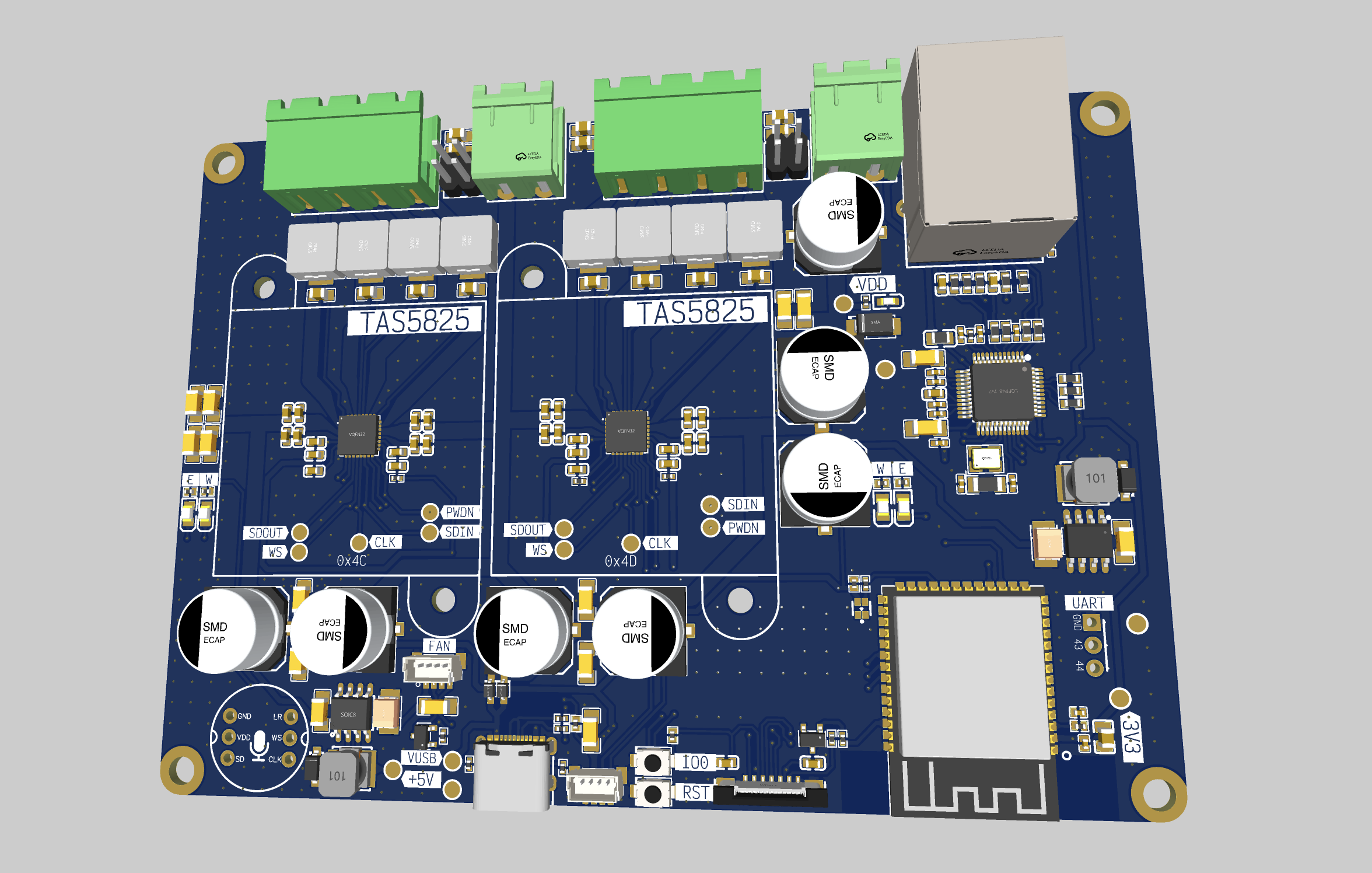 Audio Brick Dual DAC prototype work